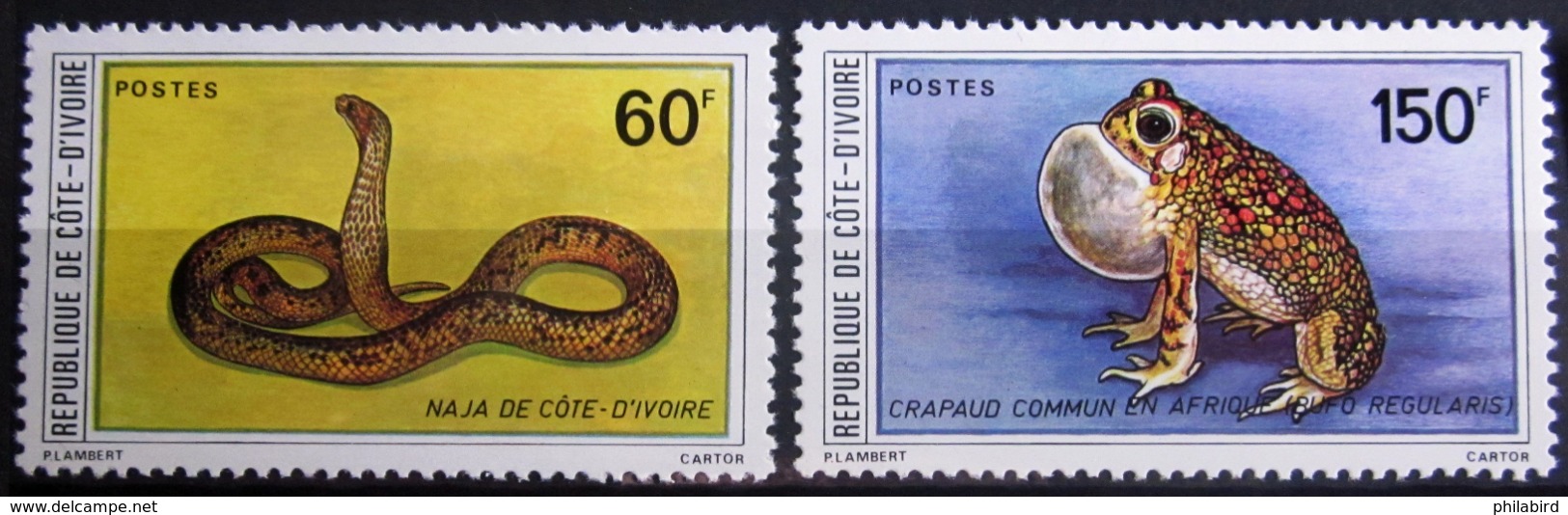 COTE D'IVOIRE                   N° 549/550                    NEUF** - Ivory Coast (1960-...)