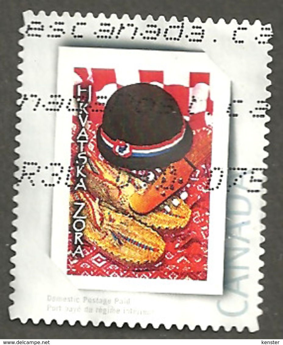 Sc. #2064 Picture Postage, Croation Dancers Private Printing Single 2012 K276 - Oblitérés