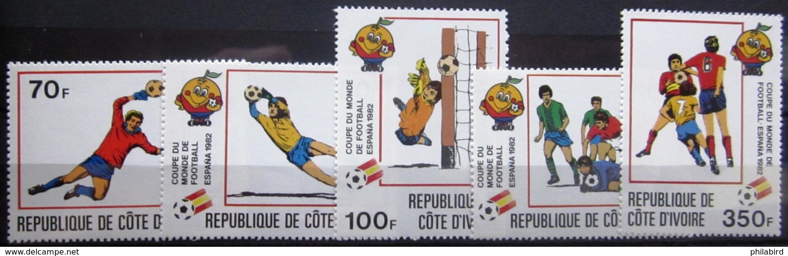 COTE D'IVOIRE                   N° 583/587                    NEUF** - Ivory Coast (1960-...)