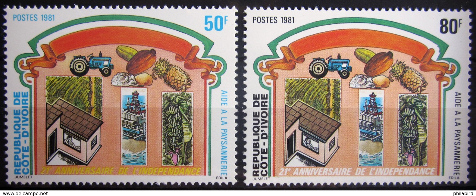 COTE D'IVOIRE                   N° 601/602                    NEUF** - Côte D'Ivoire (1960-...)