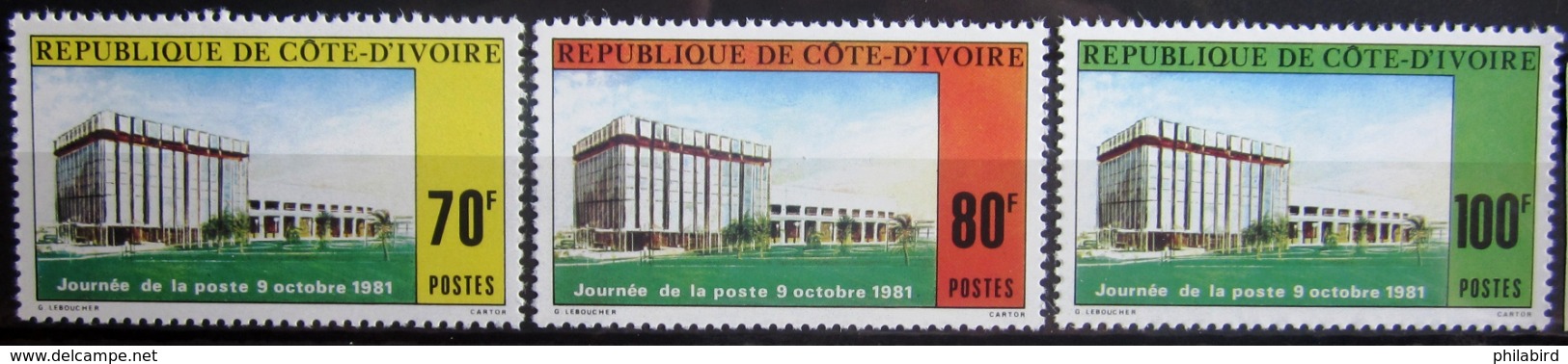 COTE D'IVOIRE                   N° 598/600                    NEUF** - Côte D'Ivoire (1960-...)