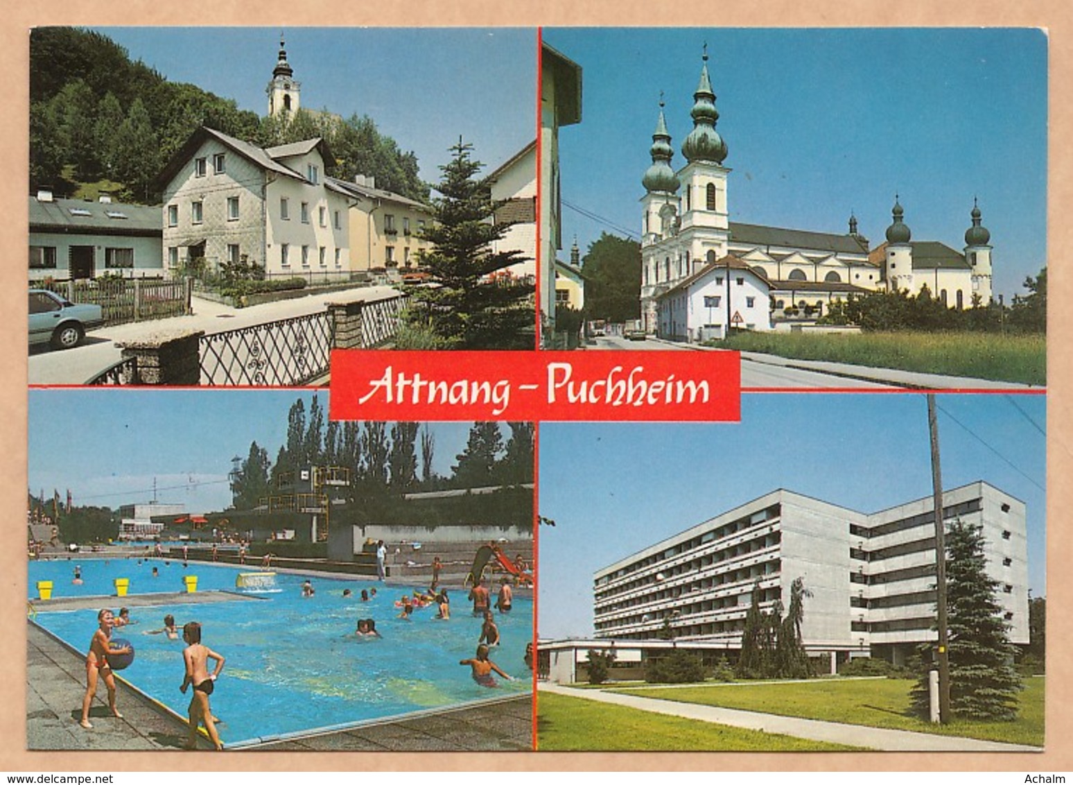 Attnang-Puchheim - Martinskirche, Schloss Puchheim, Schwimmbad, Alters- Und Pflegeheim - Attnang-Pucheim