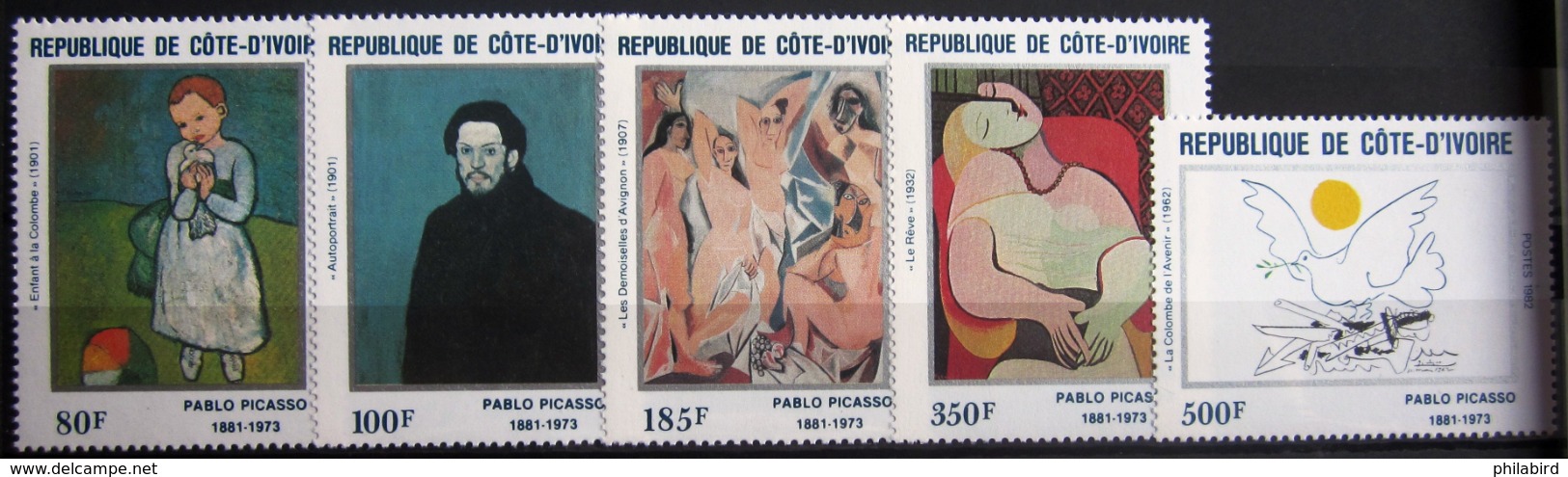 COTE D'IVOIRE                   N° 627/631                    NEUF** - Côte D'Ivoire (1960-...)