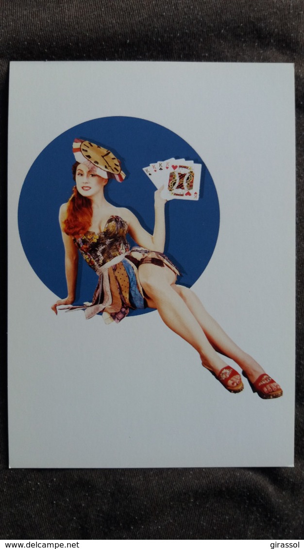 CPM PIN UP CASINO CARTES A JOUER TENUE APPROPRIEE  ILIOM CANAL PLUS ED DU DESASTRE 2003 - Pin-Ups