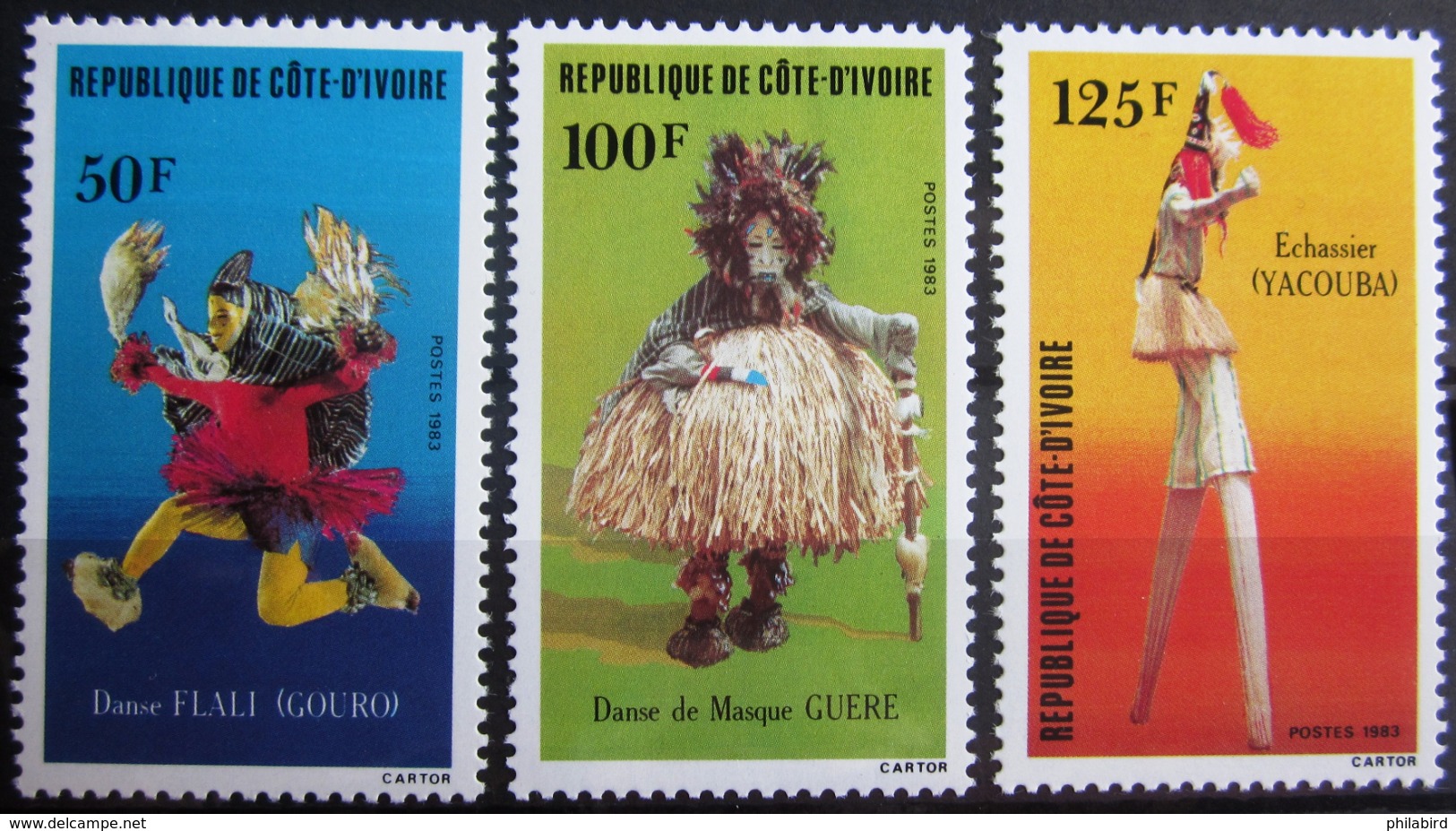 COTE D'IVOIRE                   N° 663/665                    NEUF** - Côte D'Ivoire (1960-...)