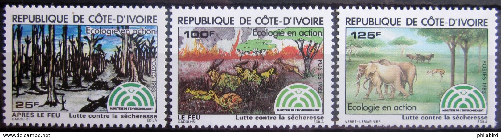 COTE D'IVOIRE                   N° 667/669                    NEUF** - Côte D'Ivoire (1960-...)