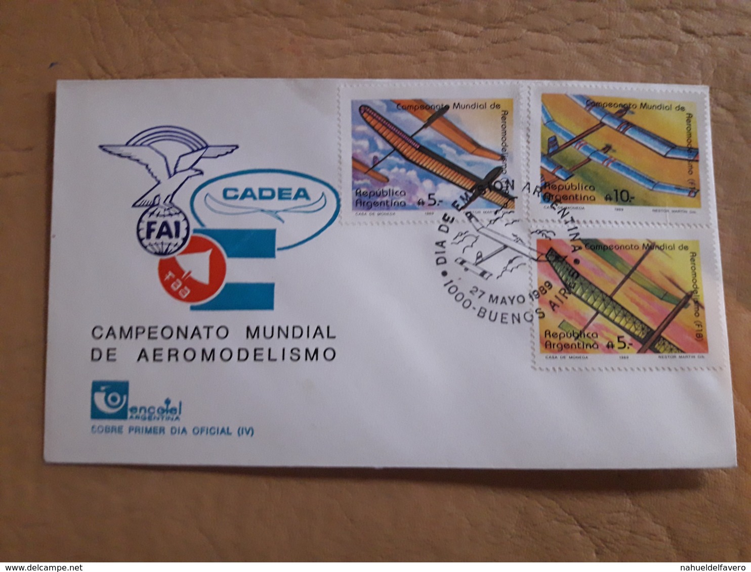 Argentine FDC, Championnat Du Monde D'aéromodélisme - FDC