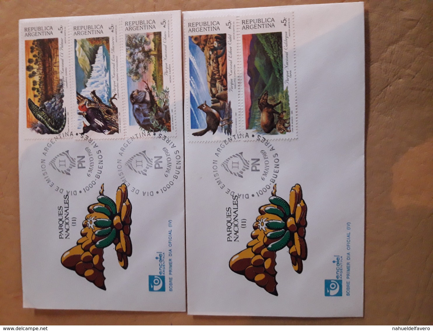 Argentine FDC, Protection De La Faune, Parcs Nationaux - FDC