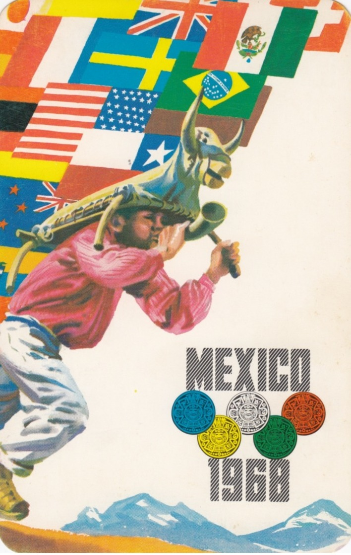 Olympic Games , Mexico City , 1968 ; Poster Art #4 - Olympic Games