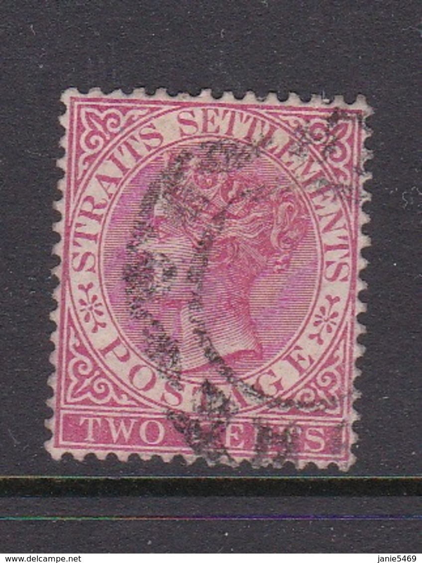 Malaysia-Straits Settlements SG 63 1883 Queen Victoria 2c Rose,used - Straits Settlements