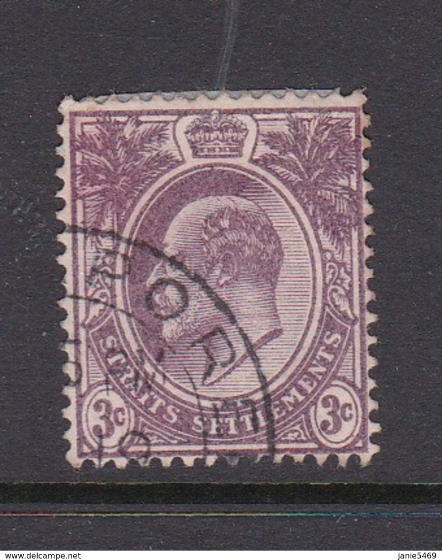 Malaysia-Straits Settlements SG 128 1903 3c Purple Used - Straits Settlements