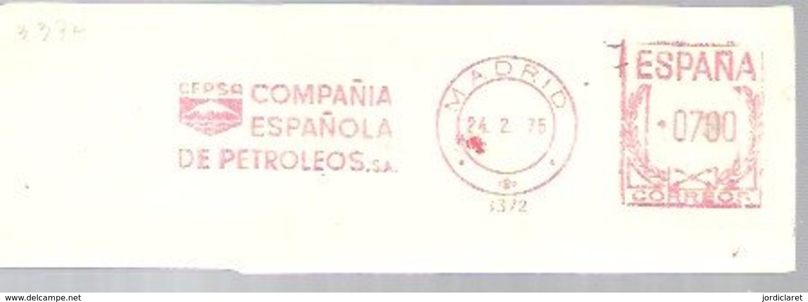 EMA ESPAÑA  1975  FRONT 6X15 - Petróleo