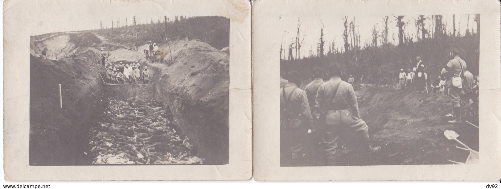 MILITAIRES ENTERREMENT ET BENEDICTION DES MORTS PHOTO - Guerre 1914-18