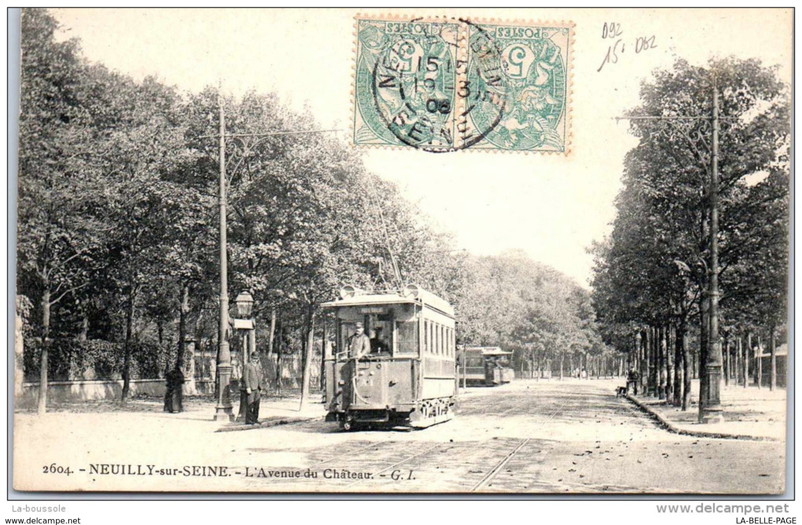 92 NEUILLY SUR SEINE - L'avenue Du Château (tramway) - Neuilly Sur Seine
