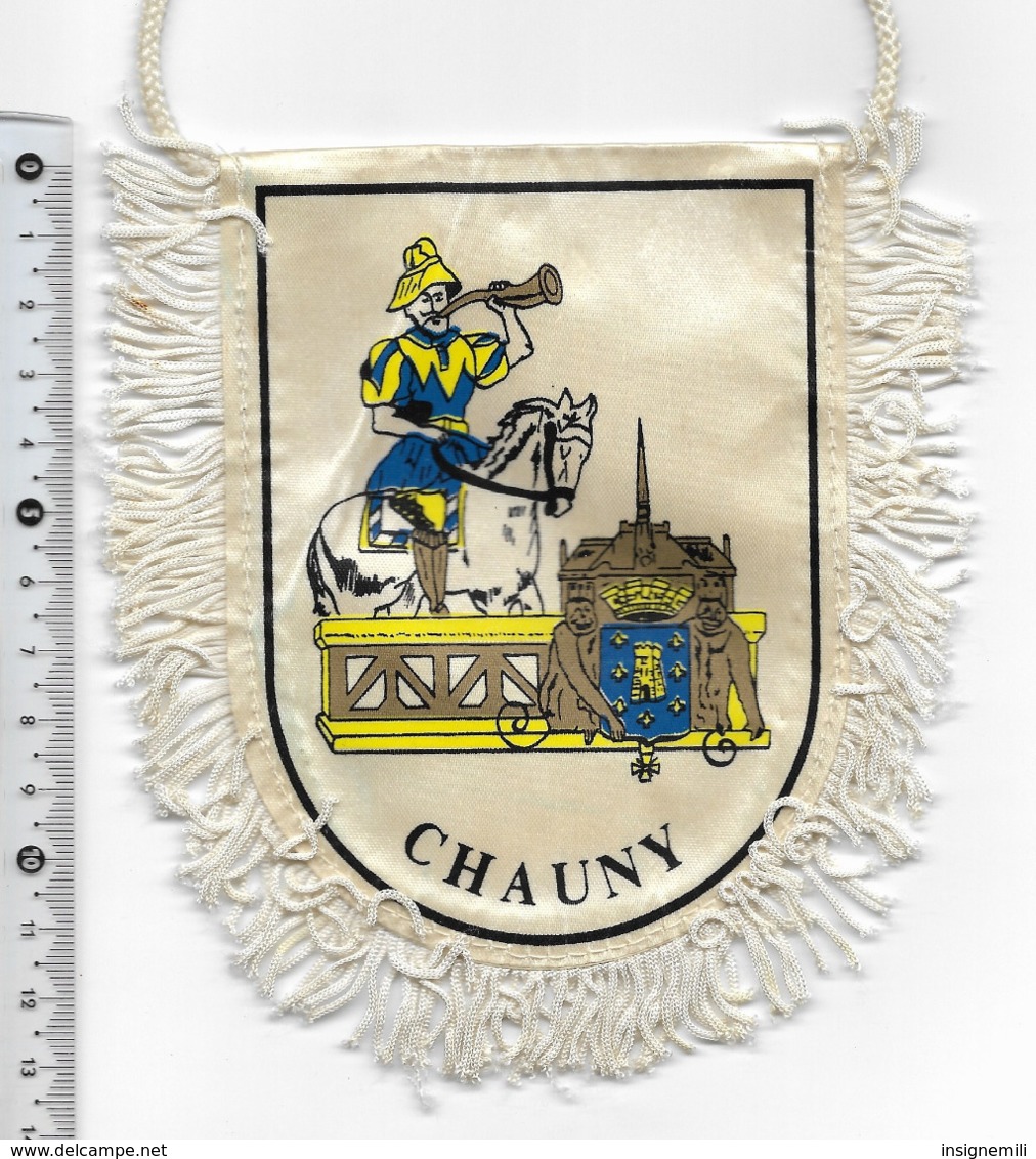 FANION EGM 23/9 CHAUNY ESCADRON DE GENDARMERIE MOBILE - Flags