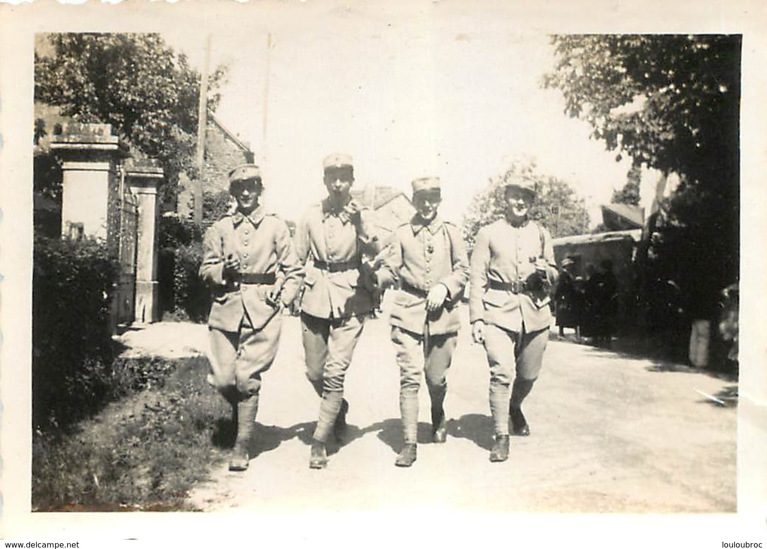 PHOTO ORIGINALE 41em RI 1935 A CESSON ILE ET VILAINE - Guerre, Militaire