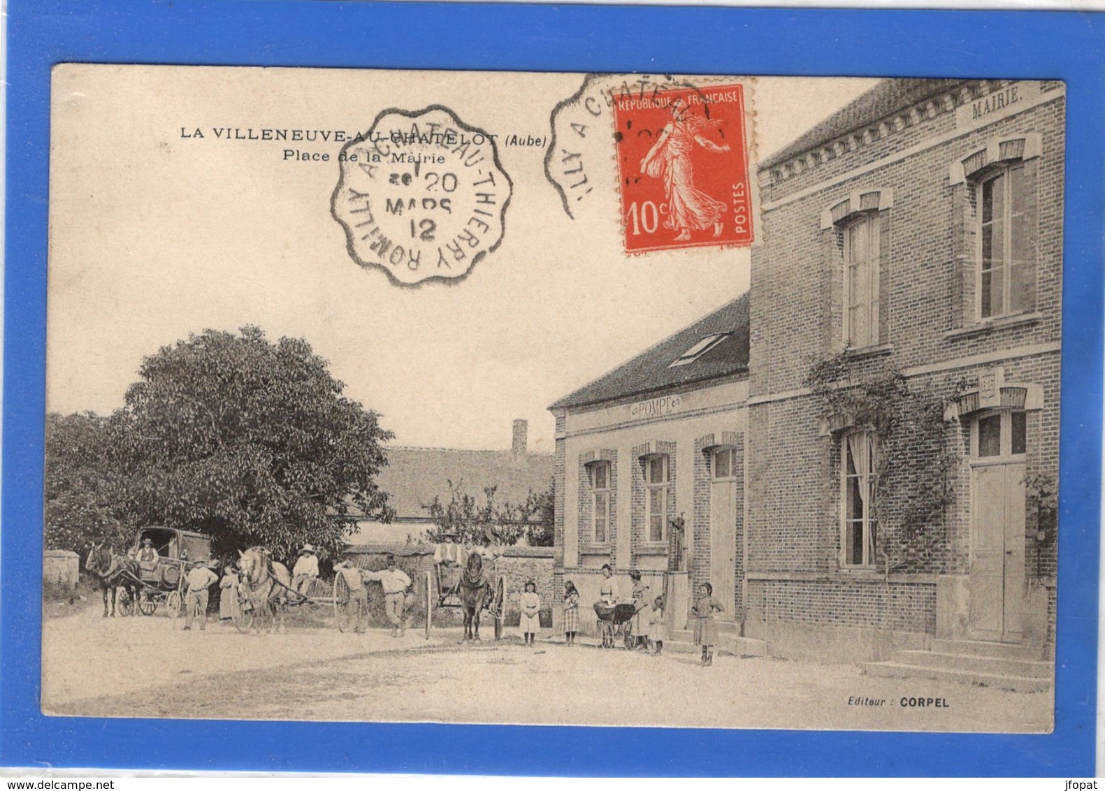 10 AUBE - LA VILLENEUVE AU CHATELOT Place De La Mairie (voir Descriptif) - Sonstige & Ohne Zuordnung