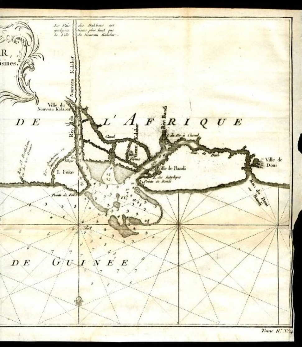 BELLIN - Vers 1700 : "CARTE De La RIVIERE DE KALBAR Appellée ... KALABAR Ou RIO REAL - Cartes Marines