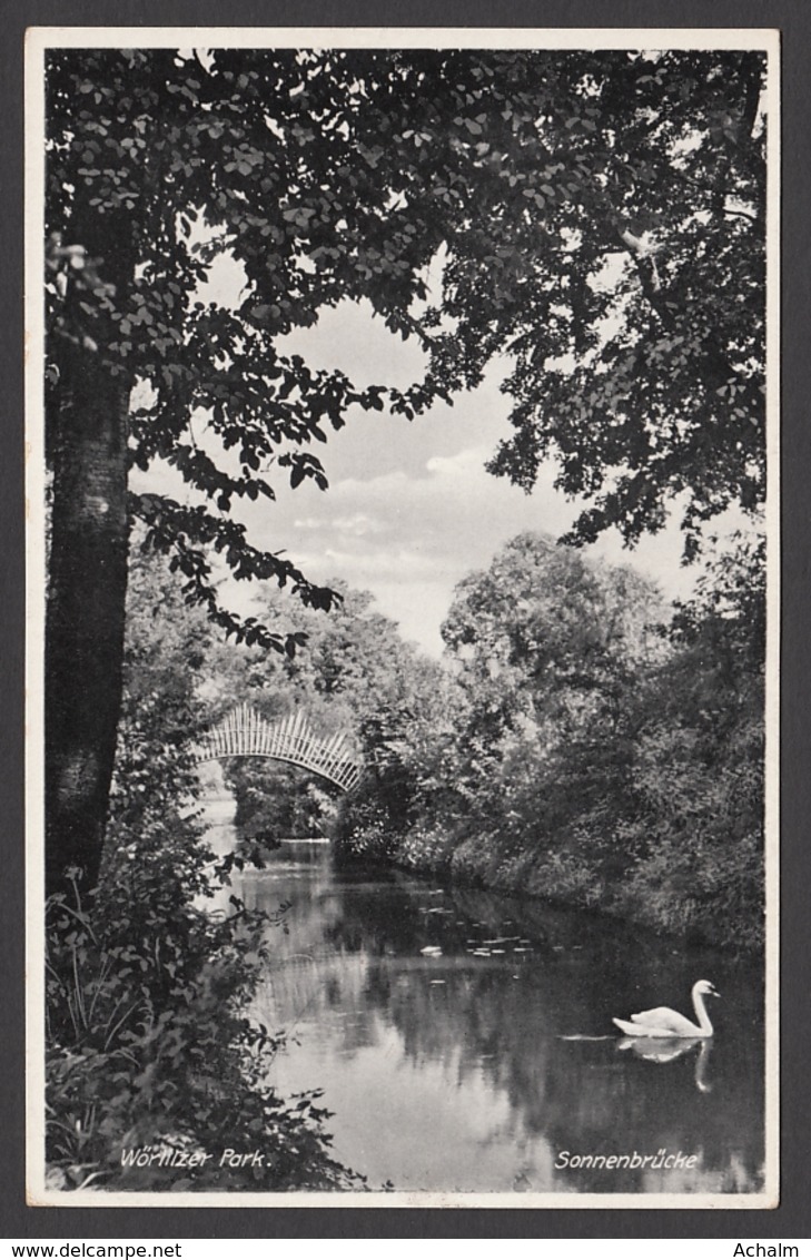 Wörlitz - Wörlitzer Park - Sonnenbrücke - Woerlitz