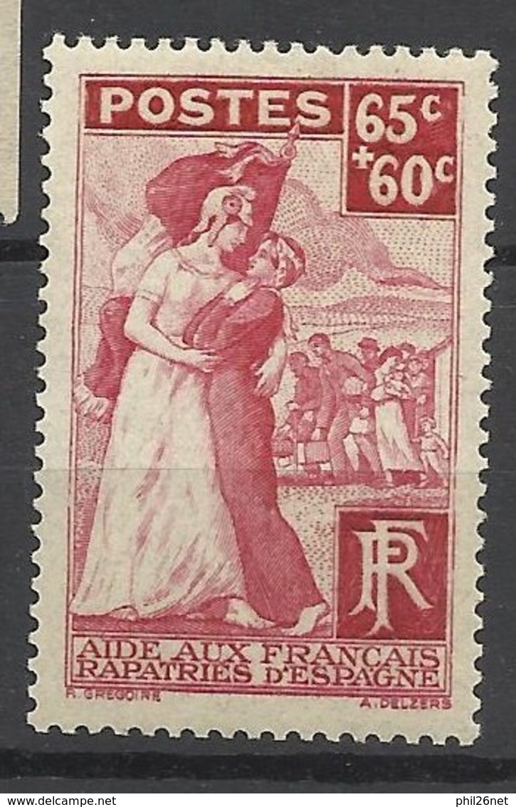 France N°   401 Français Rapatriés D'Espagne     Neuf * *   TB= - MNH VF   - Nuovi