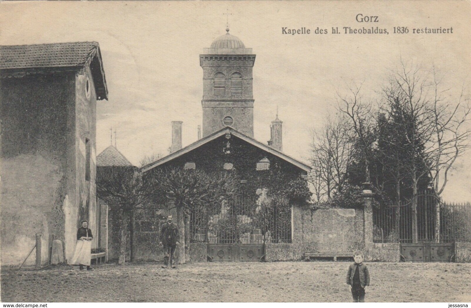 AK – GORZ (Gorze) – Kapelle Des Heiligen Theobaldus 1916 (Feld-Lazarett-Stempel) - Andere & Zonder Classificatie