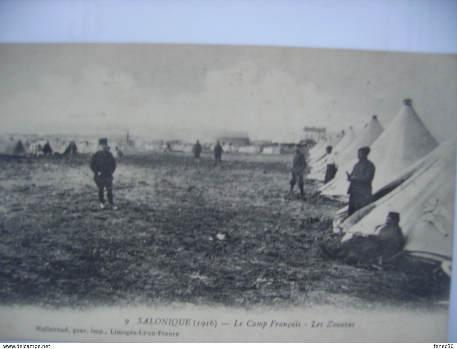 Grèce Salonique 1916 Le Camp Français Les Zouaves - Grecia