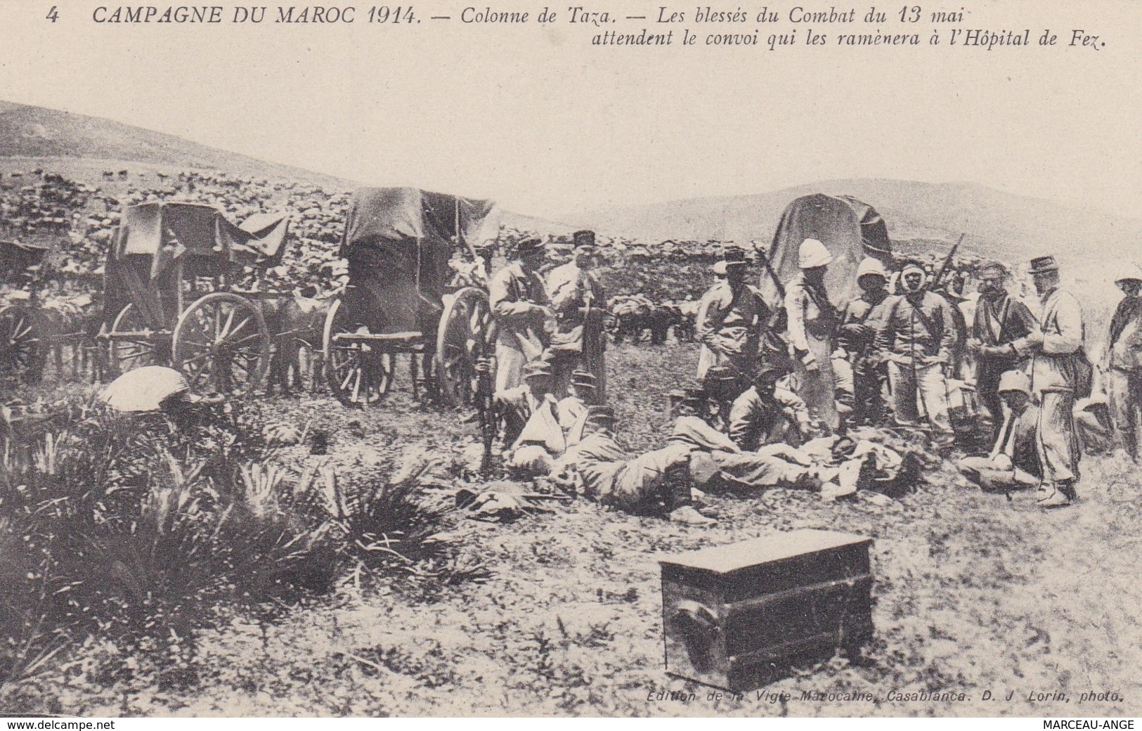 11 Cartes Campagne Du MAROC 1914 - Oorlog 1914-18