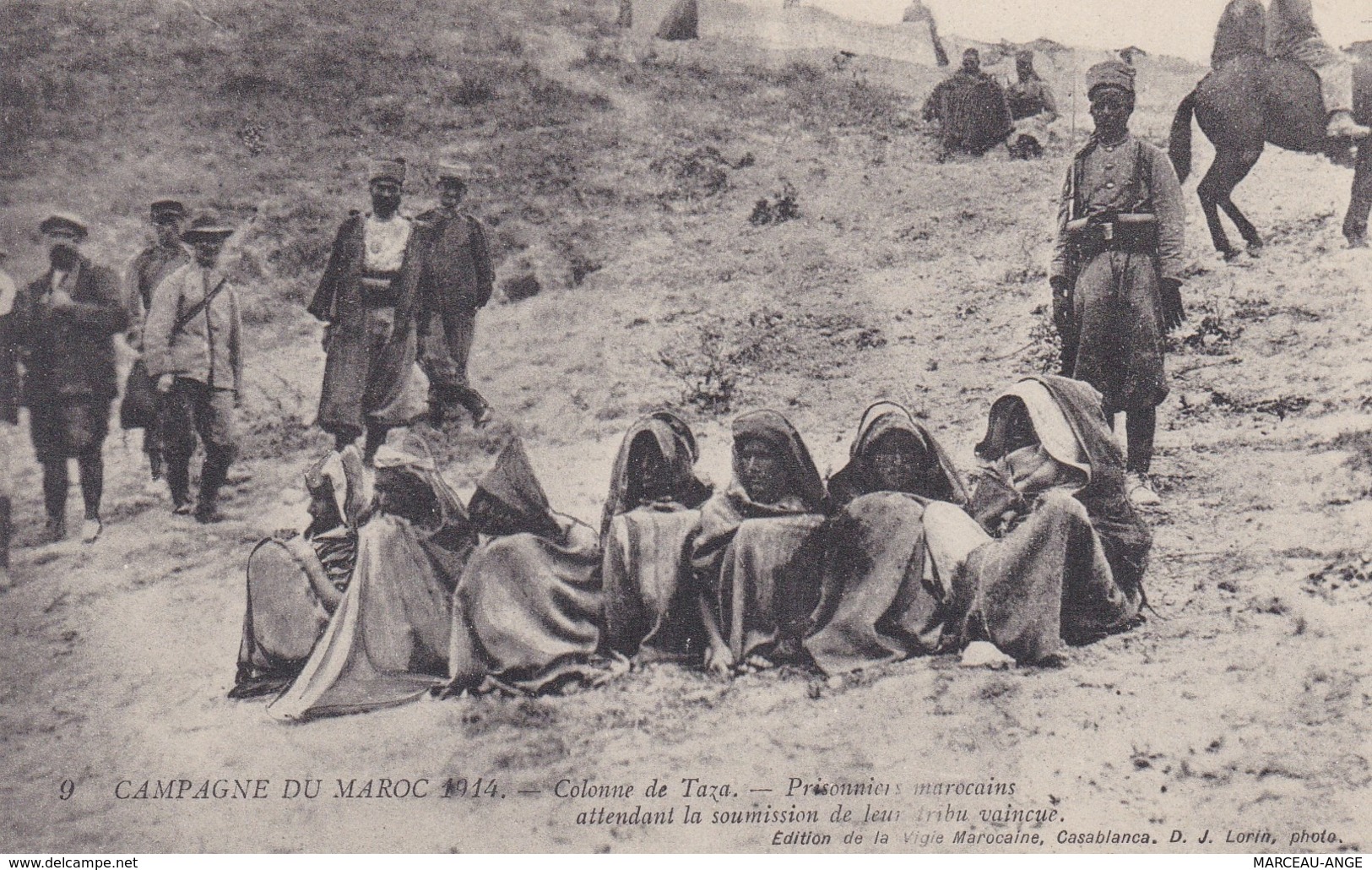 11 cartes campagne du MAROC 1914