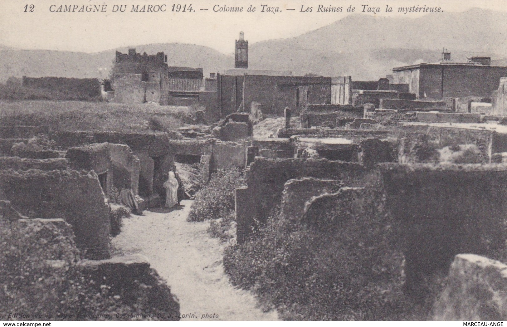 11 cartes campagne du MAROC 1914