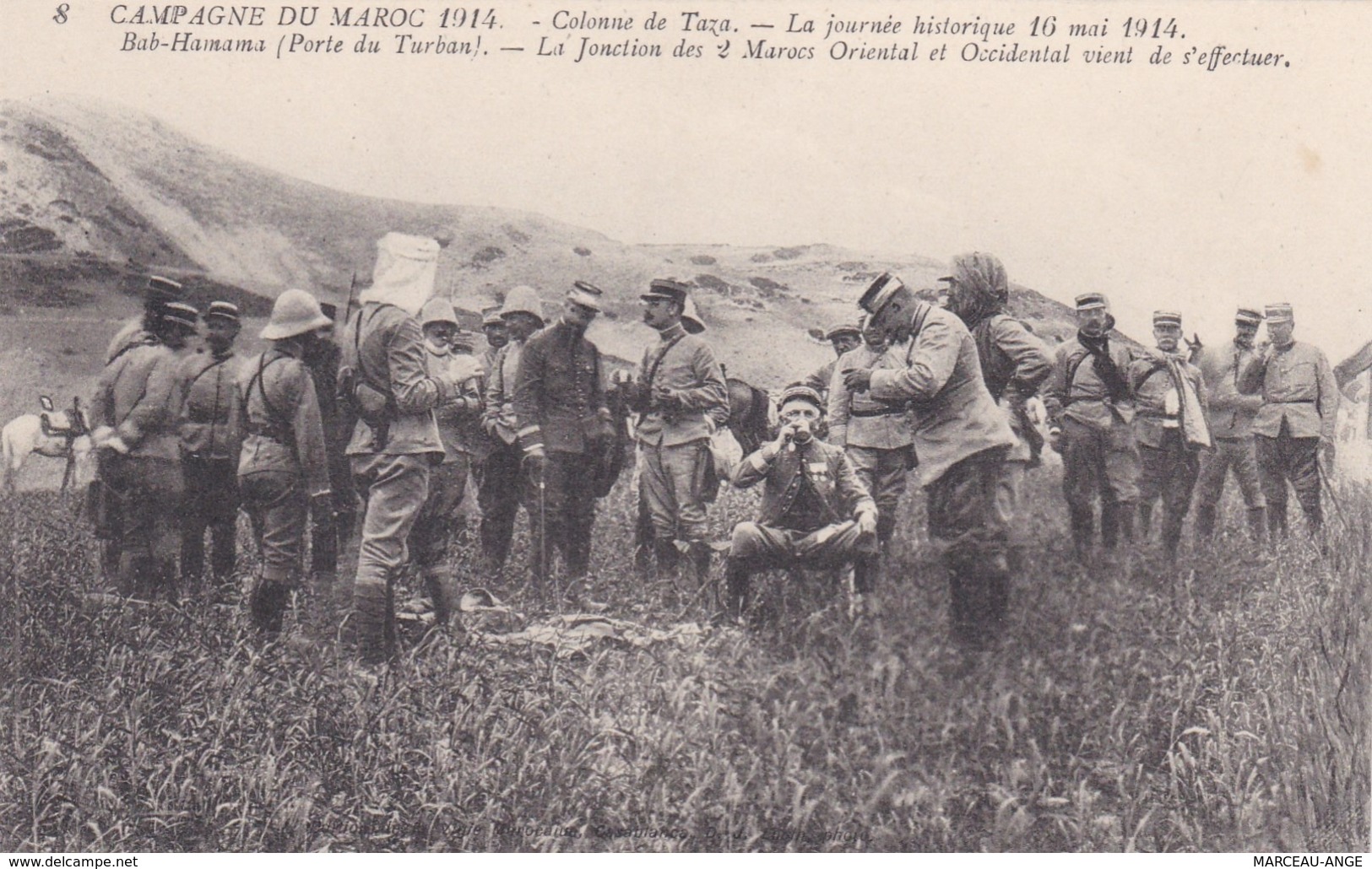 11 cartes campagne du MAROC 1914