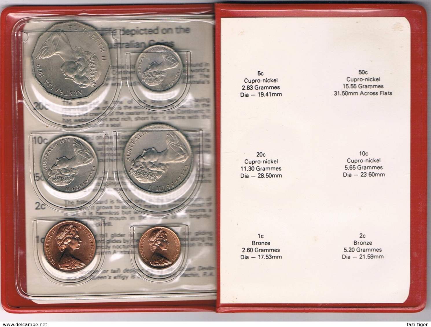 Australia • 1979 • Uncirculated Coin Set - Sets Sin Usar &  Sets De Prueba
