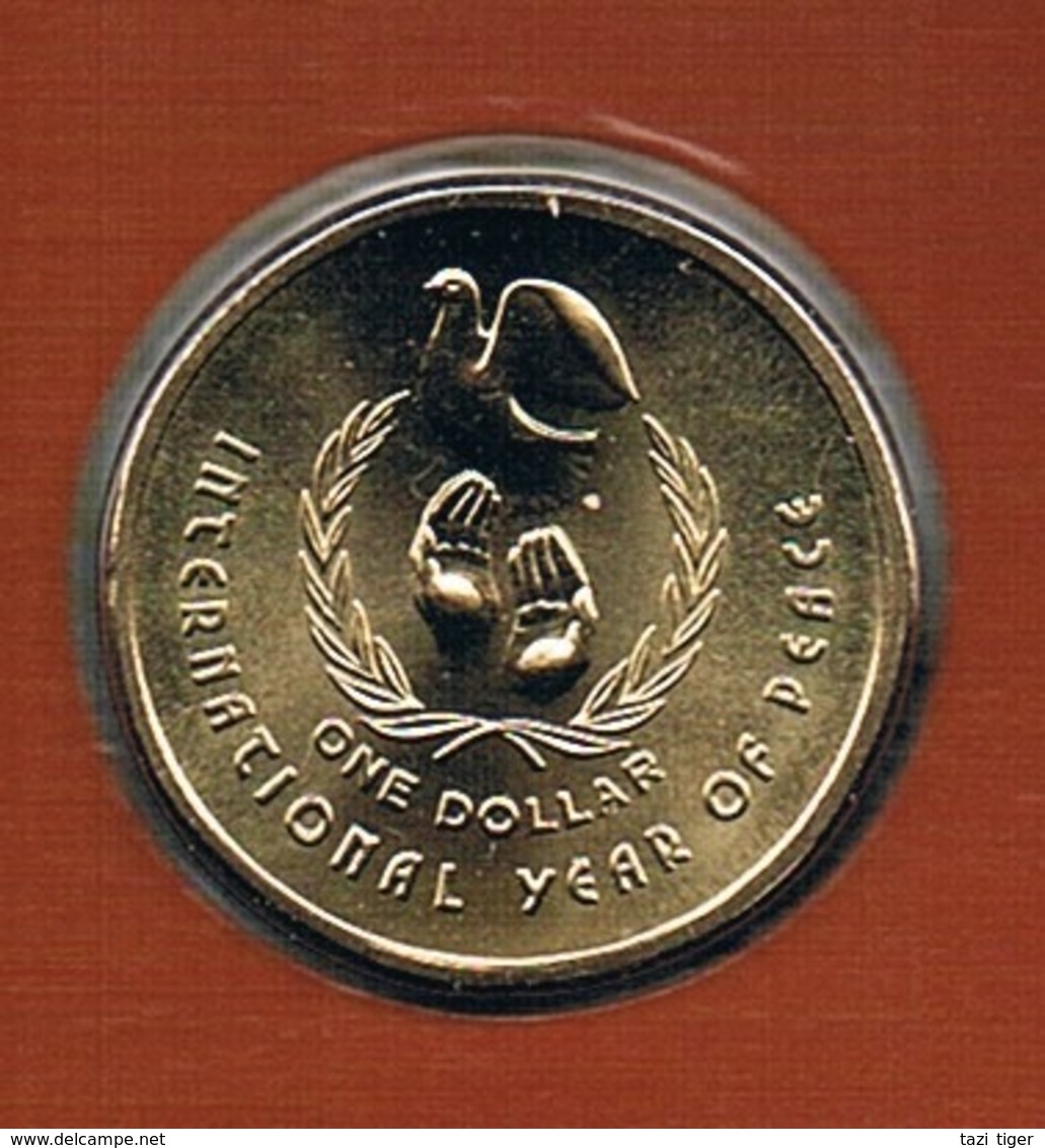 Australia • 1986 • Uncirculated Coin Set - International Year Of Peace - Ongebruikte Sets & Proefsets