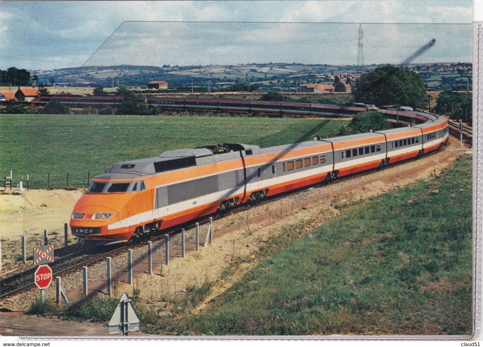 T.G.V. Paris Sud-Est ; Ligne De Chagny à Etang Et Nevers - Trains