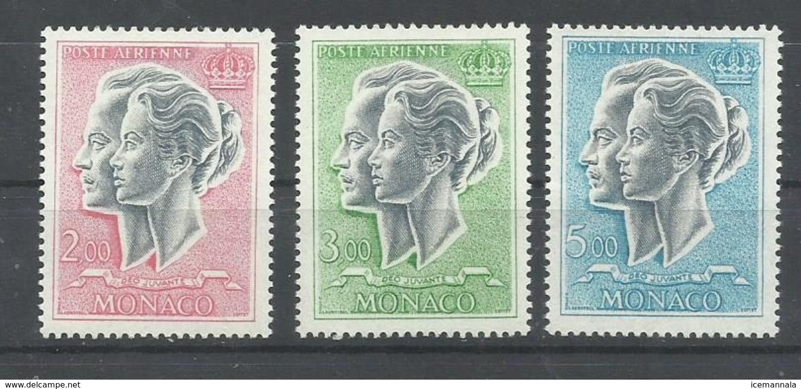 MONACO  YVERT   AEREO    87/89    MNH  ** - Airmail