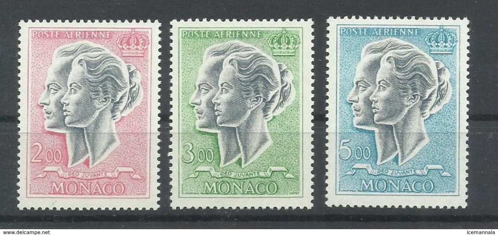 MONACO  YVERT   AEREO    87/89    MNH  ** - Aéreo