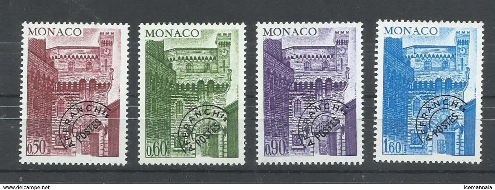 MONACO  YVERT   PREMATASELLADO  38/41    MNH  ** - VorausGebrauchte