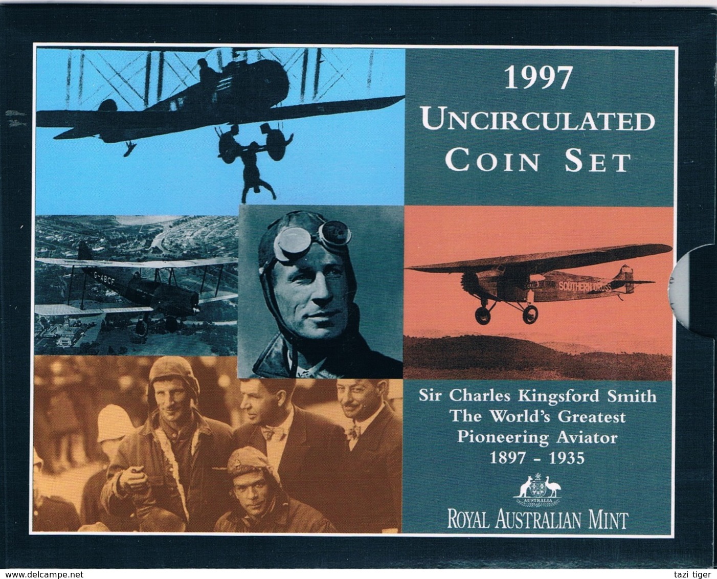 Australia • 1997 • Uncirculated Coin Set - Sir Charles Kingsford Smith - Mint Sets & Proof Sets