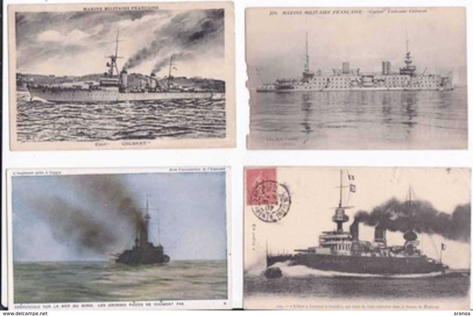 Marine De Guerre -- Lot De 44 Cartes - Guerra