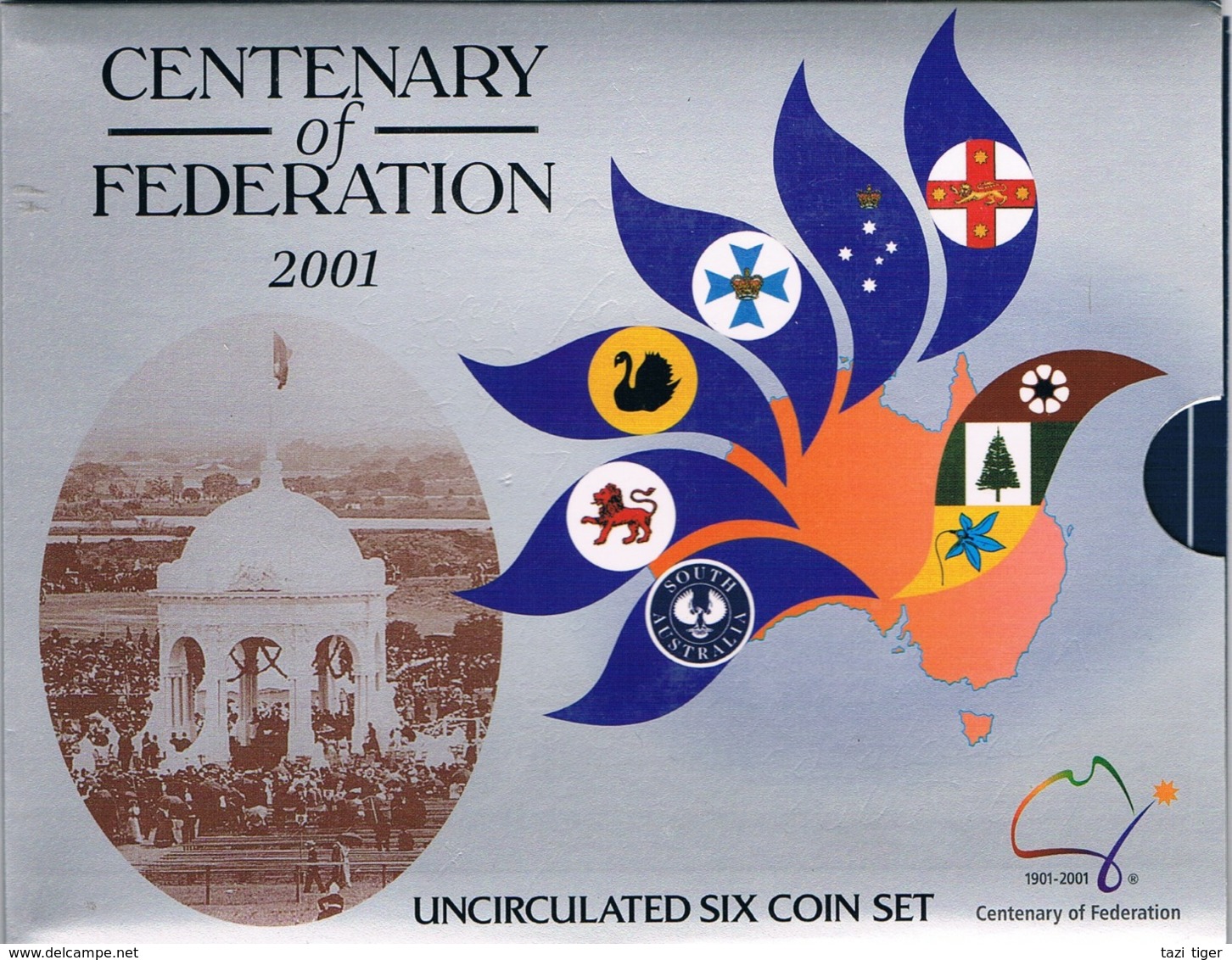 Australia • 2001 • Uncirculated Coin Set - Centenary Of Federation - Ongebruikte Sets & Proefsets