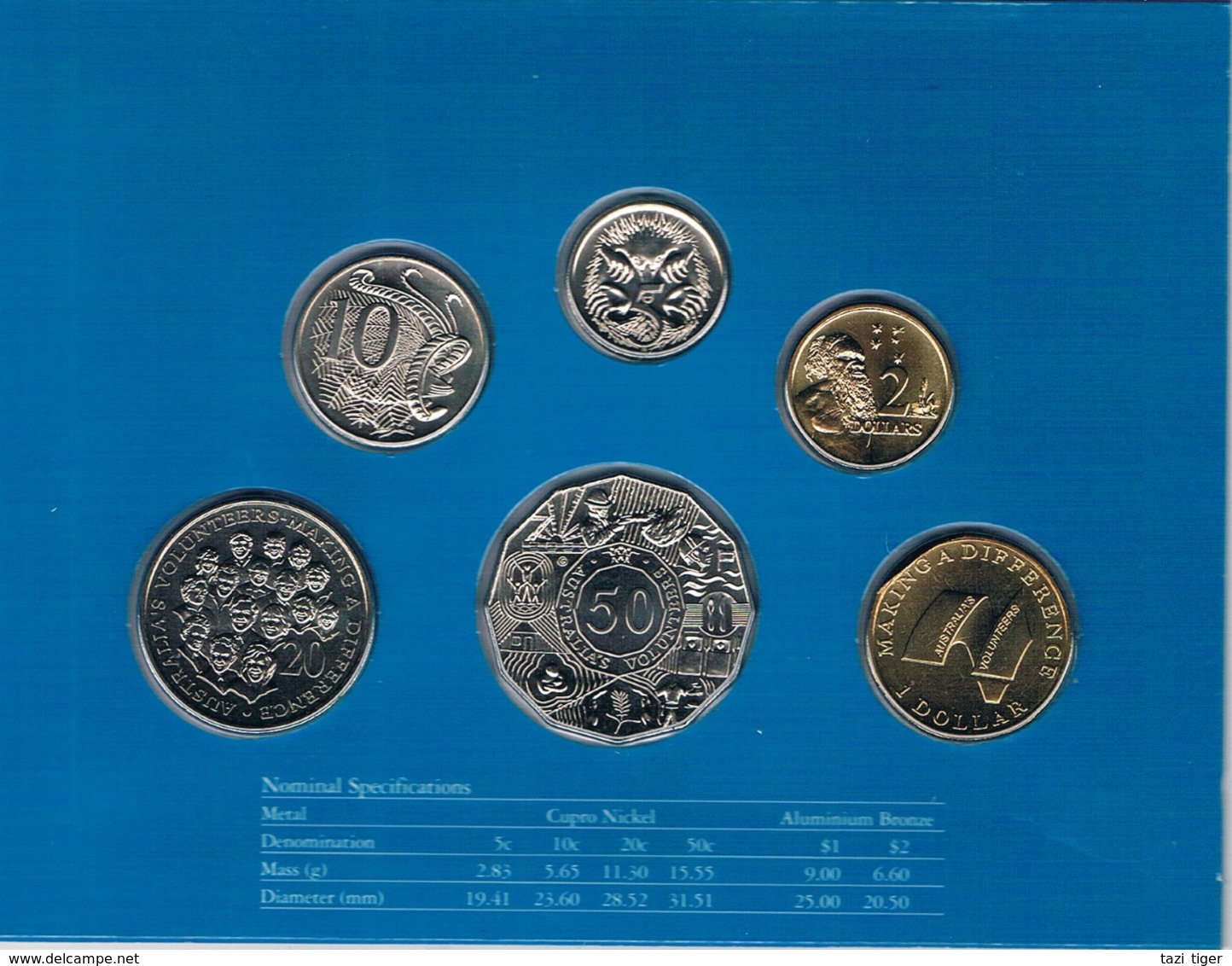 Australia • 2003 • Uncirculated Coin Set - Volunteers - Sets Sin Usar &  Sets De Prueba