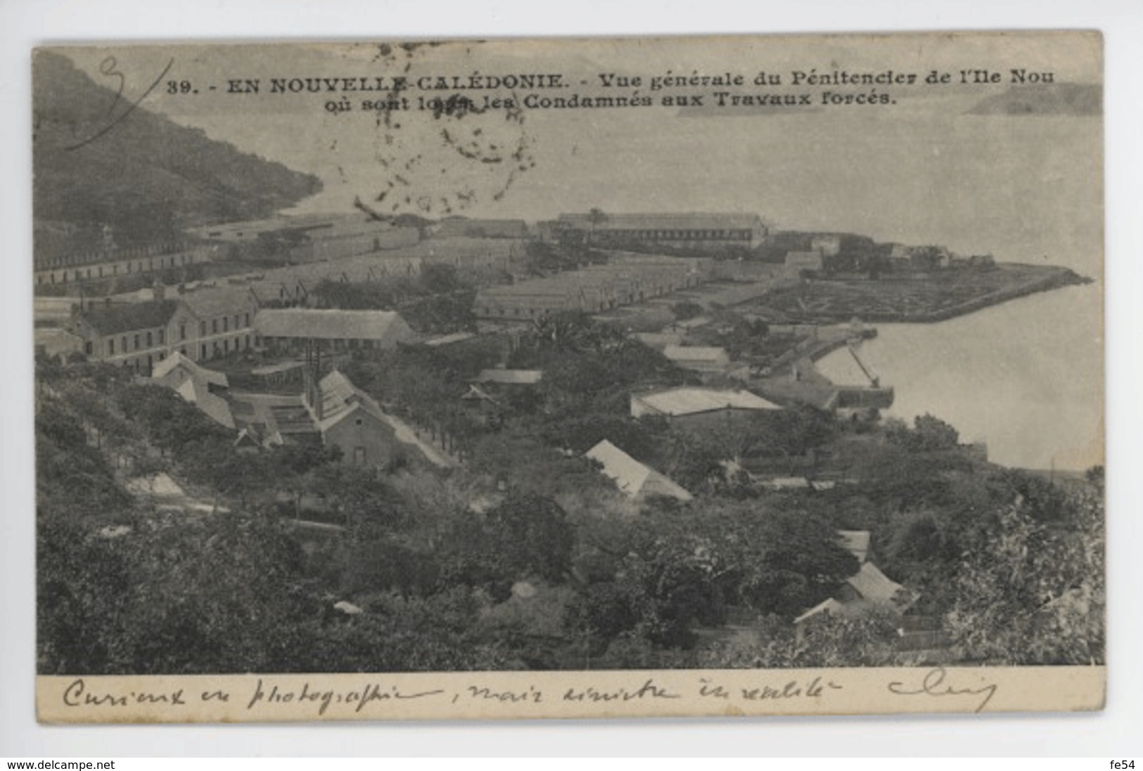 ° NOUVELLE CALEDONIE ° Vue Générale Du Pénitencier De L'île NOU ° BAGNE ° - Nieuw-Caledonië