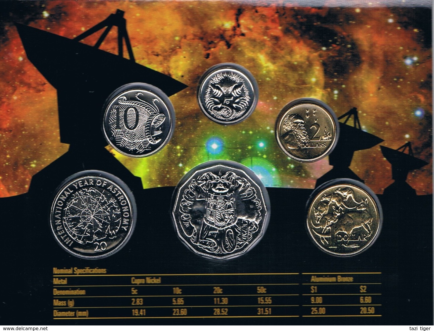 Australia • 2009 • Uncirculated Coin Set - International Year Of Astronomy - Münz- Und Jahressets