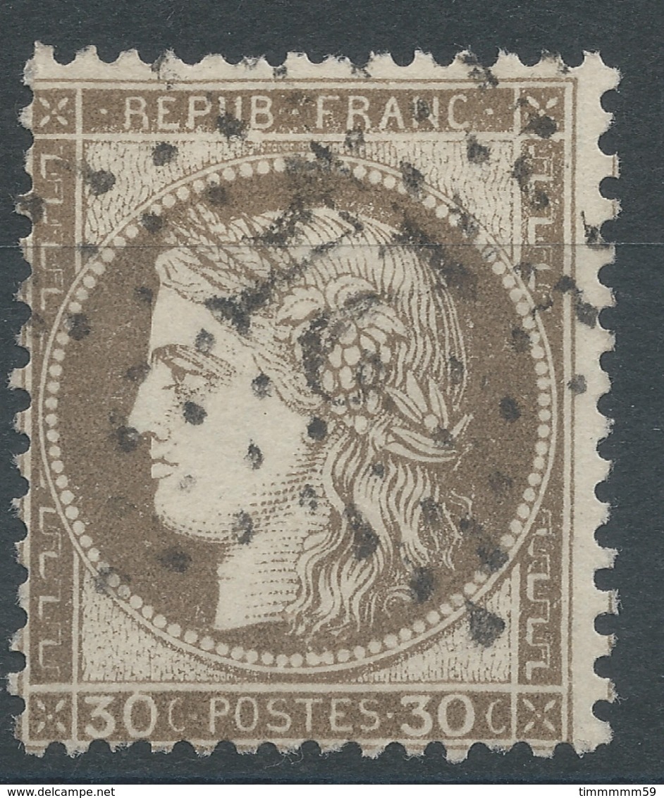 Lot N°50734  N°56, Oblit étoile Chiffrée 24 De PARIS (R. De Cléry) - 1871-1875 Cérès