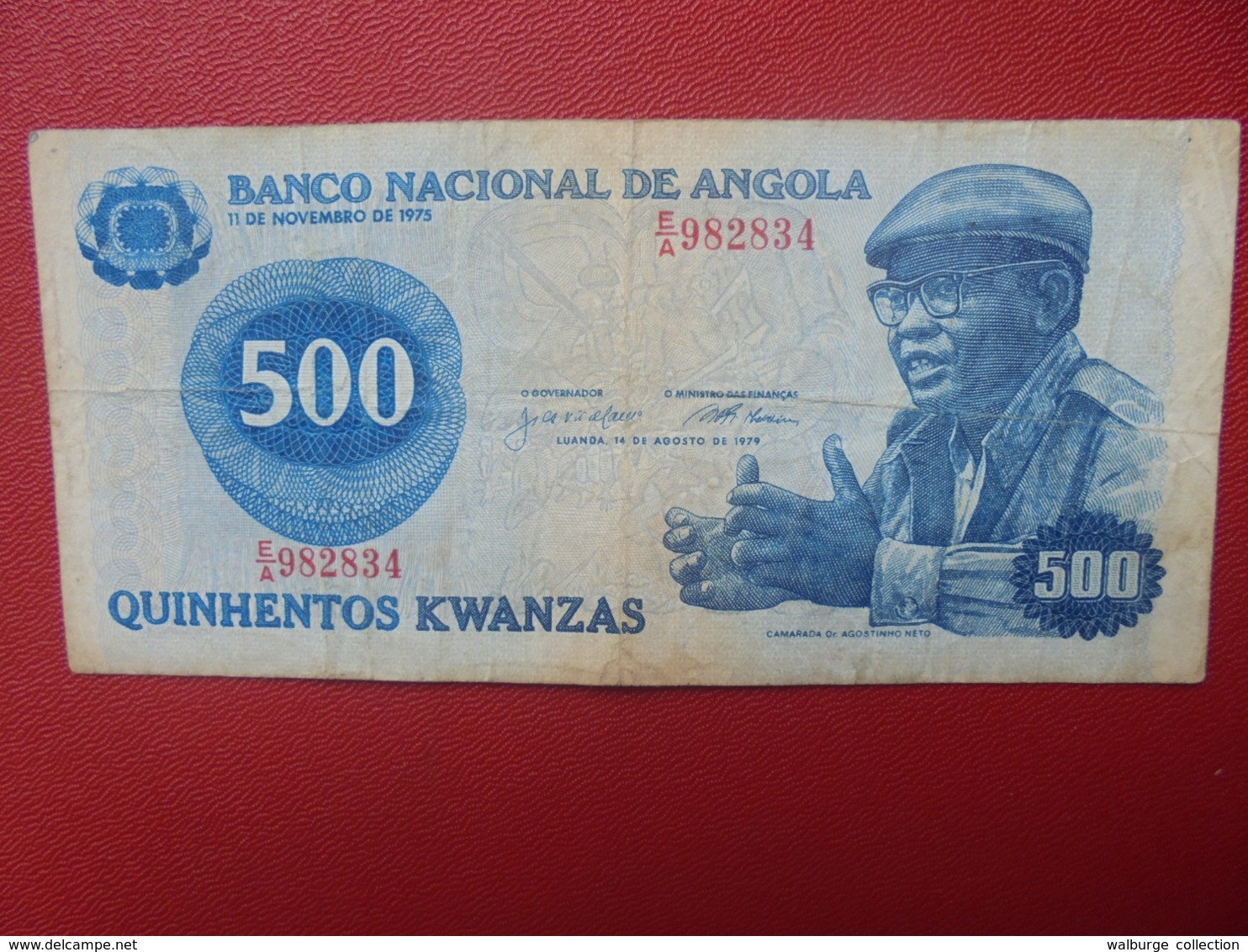 ANGOLA 500 KWANZAS 1979 CIRCULER (B.8) - Angola