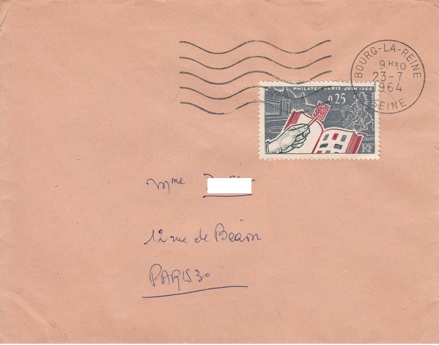 France - 1964 - Lettre Commerciale De Bourg-la-Reine Pour Paris - Covers & Documents