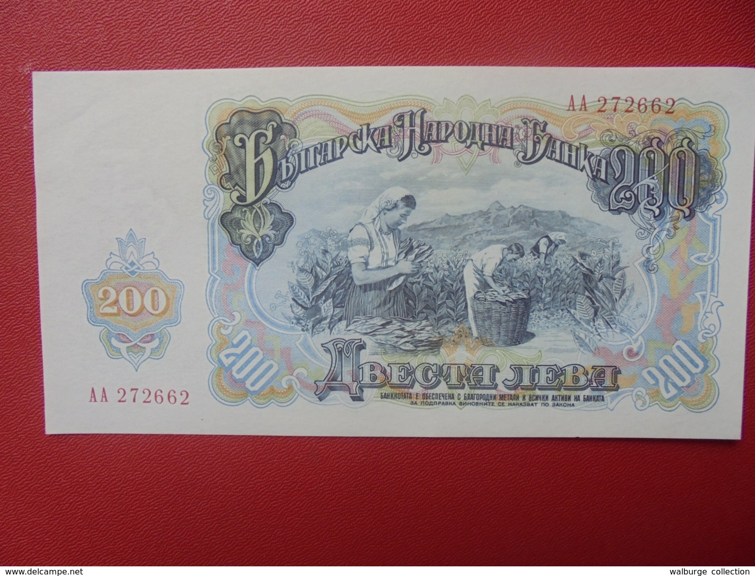 BULGARIE 200 LEVA 1951 PEU CIRCULER (B.8) - Bulgaria