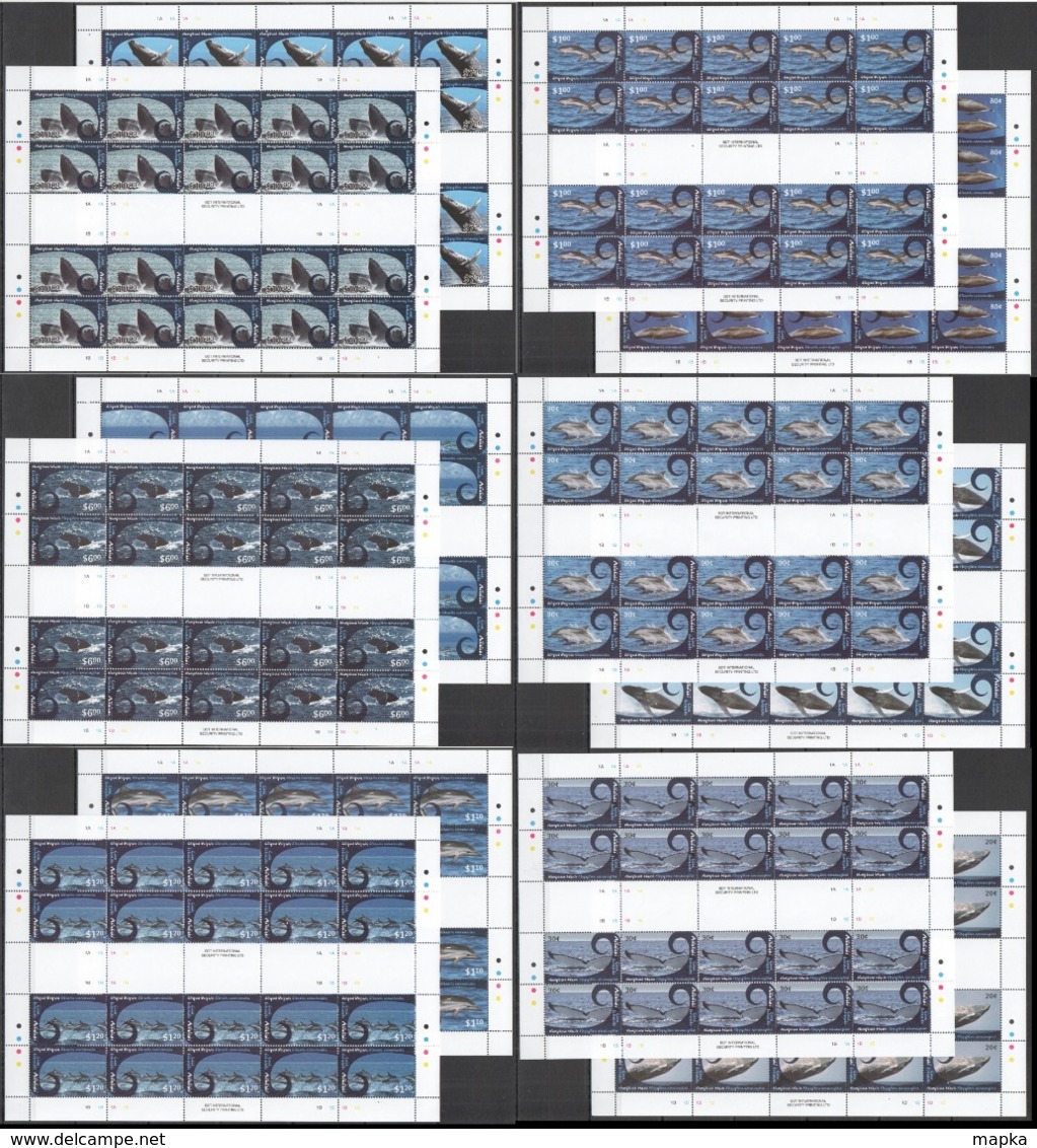 RR668 2012 AITUTAKI WHALES DOLPHINS #836-47 !!! MICHEL 1200 EURO FULL 20SET MNH - Baleines