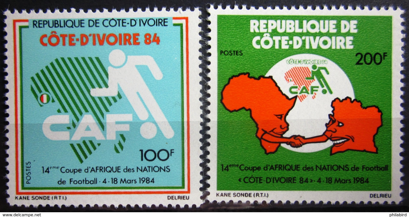 COTE D'IVOIRE                   N° 678/679                     NEUF** - Côte D'Ivoire (1960-...)