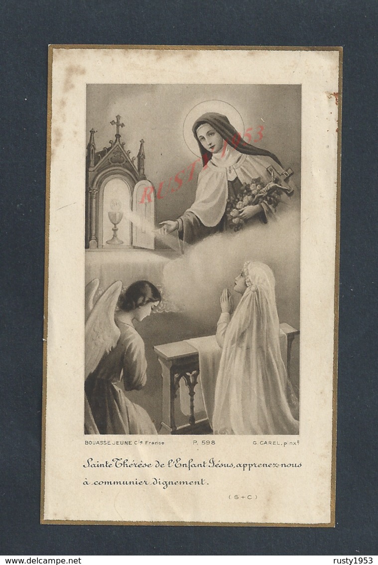 IMAGE RELIGIEUSE DE REINE GENTY ÉGLISE St MARTIN À MALESNHERBES LOIRET 1932 : - Images Religieuses