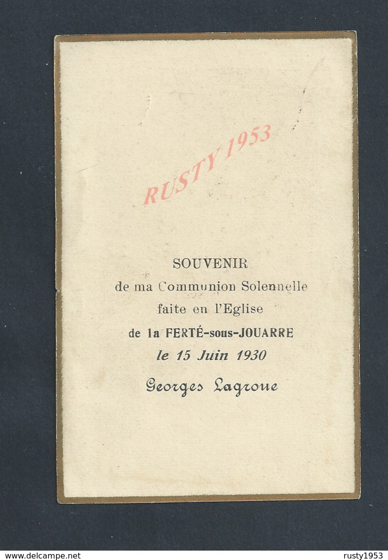 IMAGE RELIGIEUSE DE GEORGES LAGRONE LA FERTÉ SOUS JOUARRE : - Images Religieuses